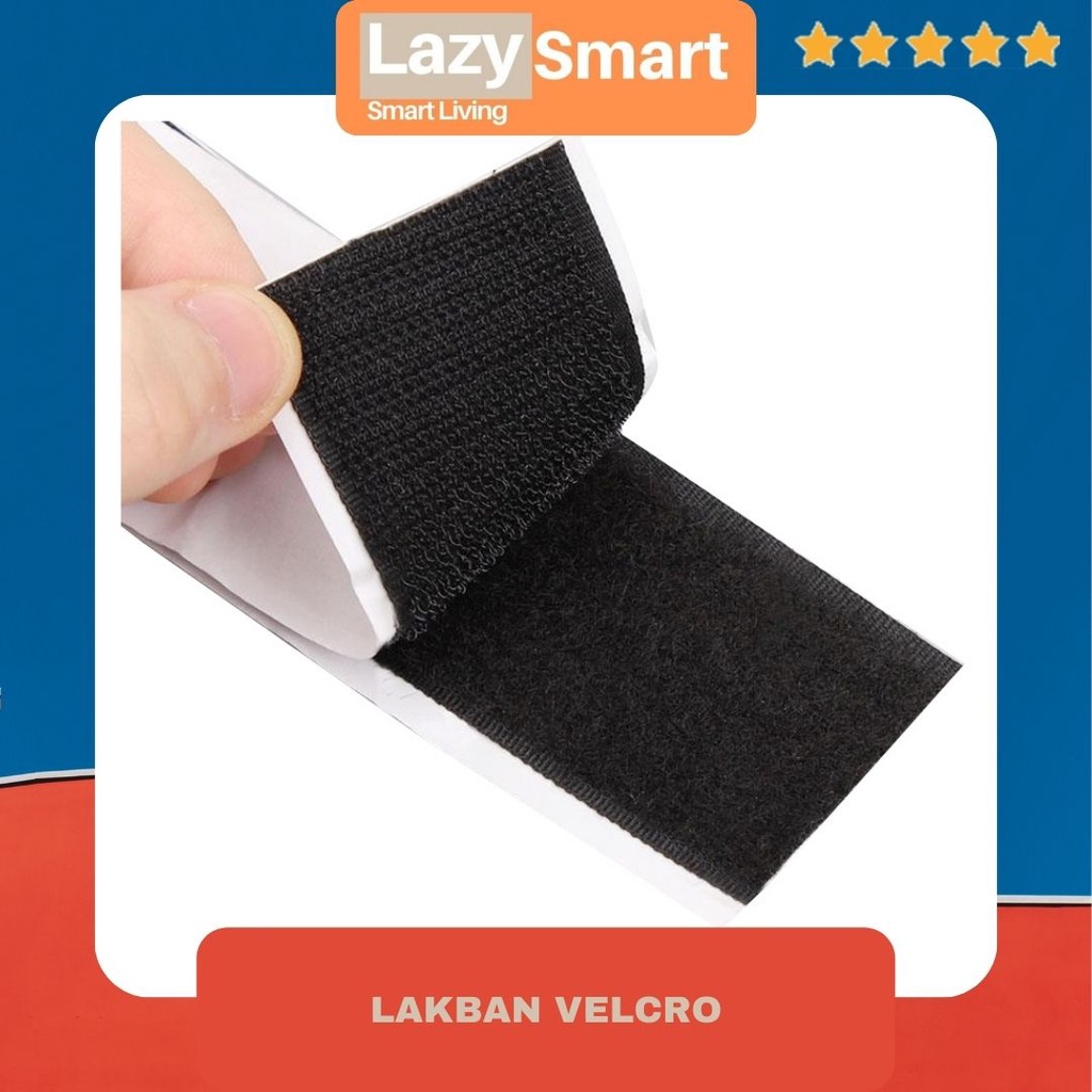 

Lakban Isolasi Tape Velcro Magic Adhesive Hook And Loop Serbaguna