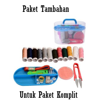 (ADA GARANSI) Mesin Jahit Portable Mini  FHSM Original + Meja + Sewing Kit