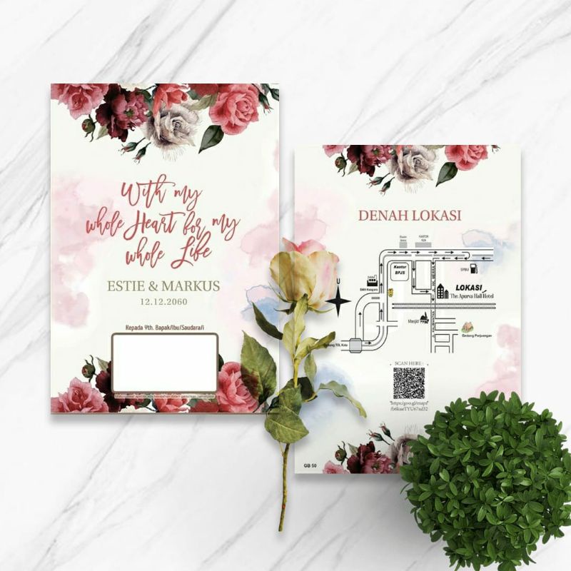 

UNDANGAN PERNIKAHAN MURAH UNIK ELEGAN - UNDANGAN NIKAH