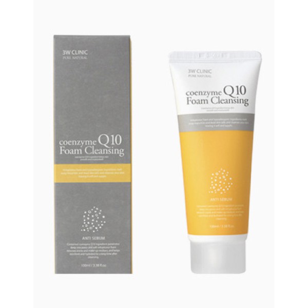 3W Clinic Coenxyme Q10 Cleasing Foam