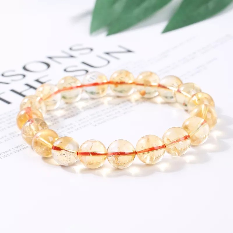 gelang batu citrine natural prosperity