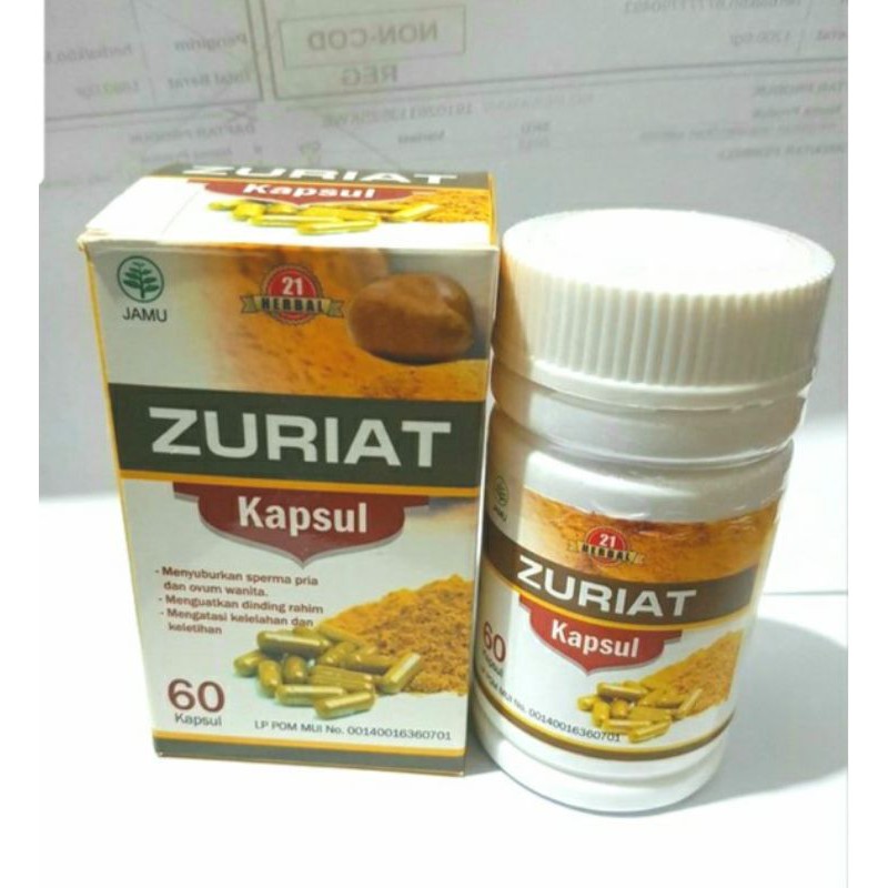 Kapsul Zuriat herbal 21