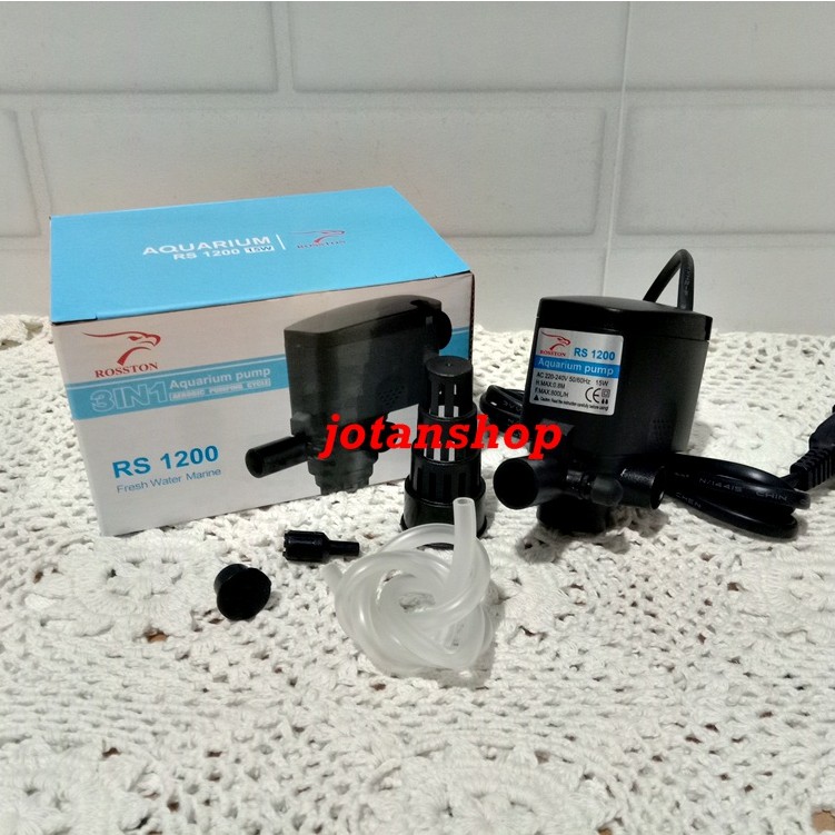 ROSSTON RS 1200 RS1200 Mesin Pompa Celup Aquarium Aquascape power head