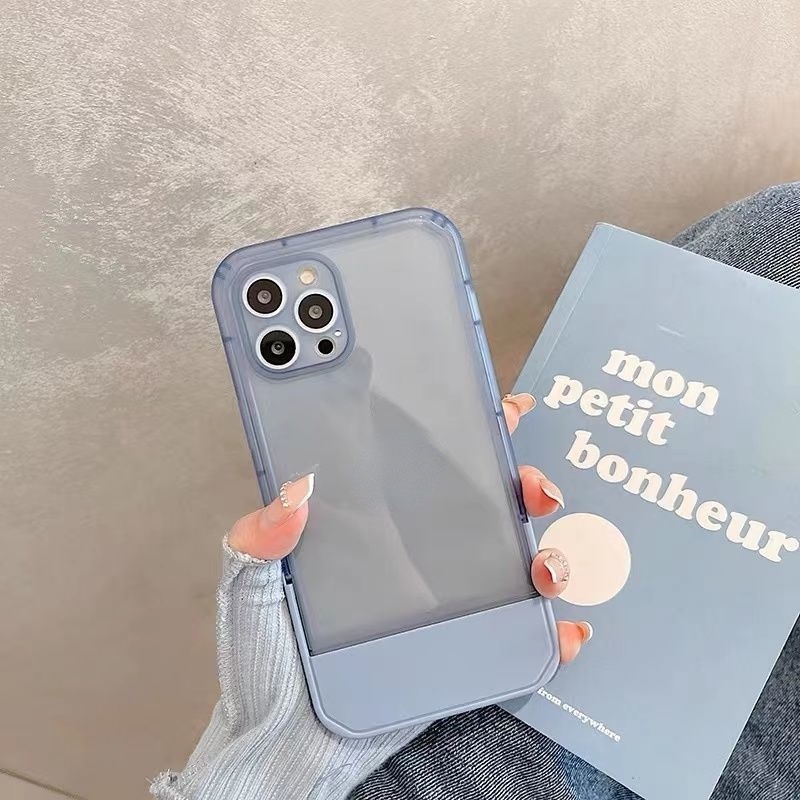 Casing Silikon Transparan Warna Polos Untuk iphone 12 13 11 Pro Max X Xs Max Xr