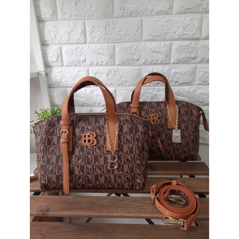 SALE TAS BONIA ANTIGONA MONOGRAM ORIGINAL 100%