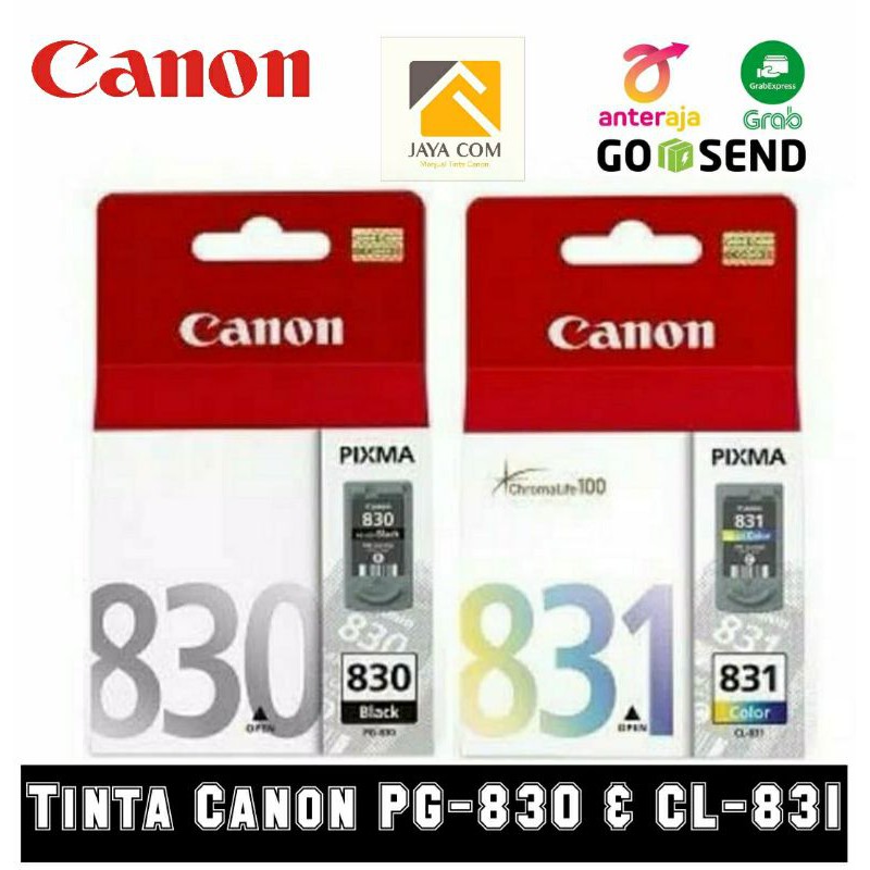 1 Set Catridge Canon PG 830 dan CL 831 Original