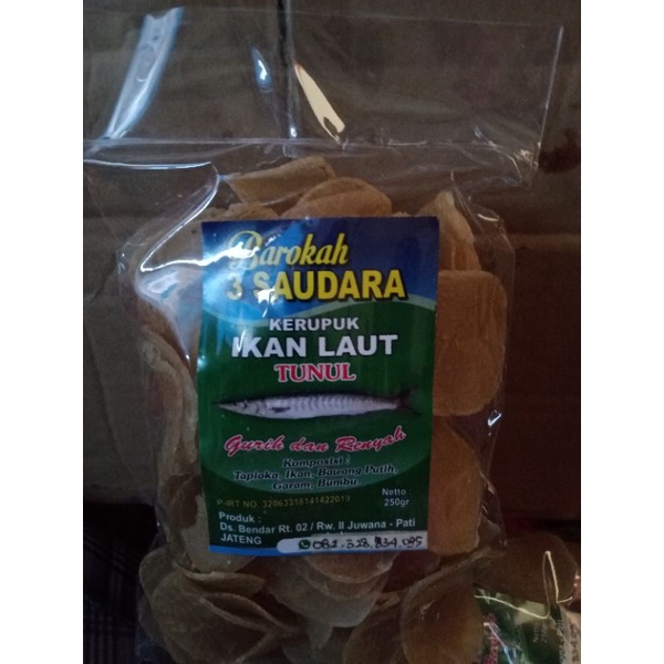 

kerupuk ikan tunul