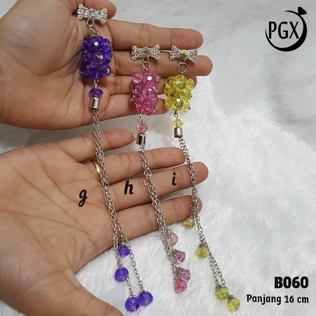 PGX Bross Hijab Bros Dagu Juntai Panjang Aksesoris Jilbab - B060