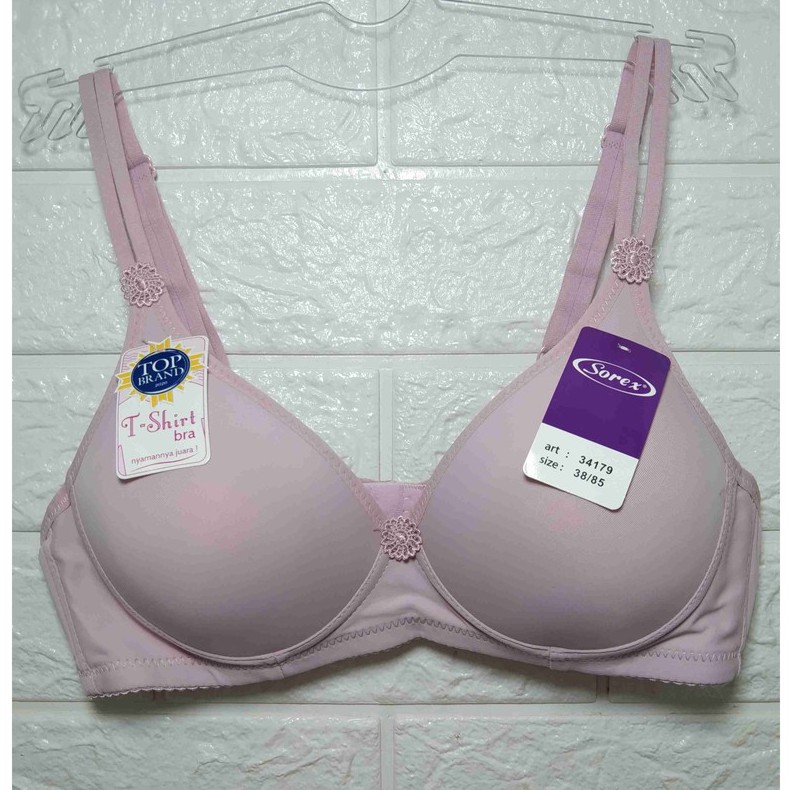 BH SOREX 34179 Small Flowers | Bra Busa Cup B Tanpa Kawat Kait 2 SGuna