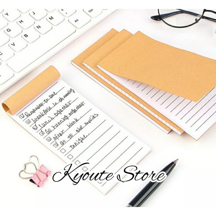 

Sale!!! Buku To Do List Note Simple Memo Catatan Kecil Daftar List Aktivitas Bergaransi