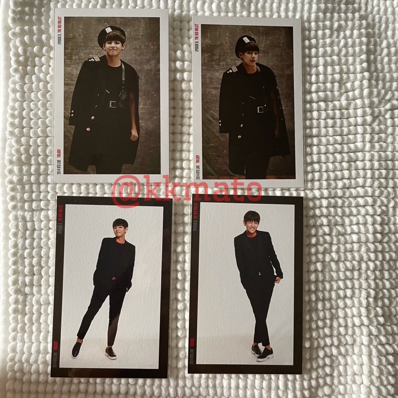 BTS - OFFICIAL RARE LIMITED PHOTO SET V TAEHYUNG (THE RED BULLET)