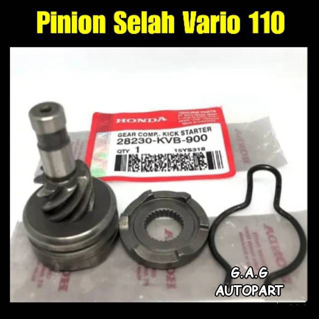 pinion selah gigi lawan kick stater VARIO 110