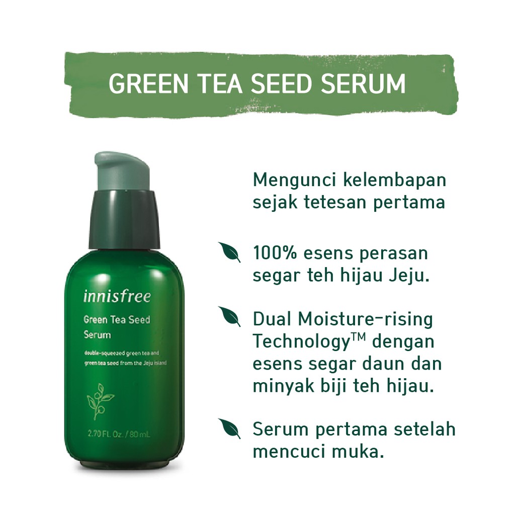 Cek Manfaat Green Tea Seed Serum Innisfree 