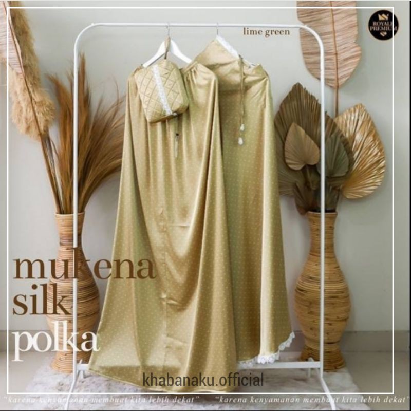 MUKENA SILKY POLKA PREMIUM // MUKENA DEWASA // MUKENA PREMIUM