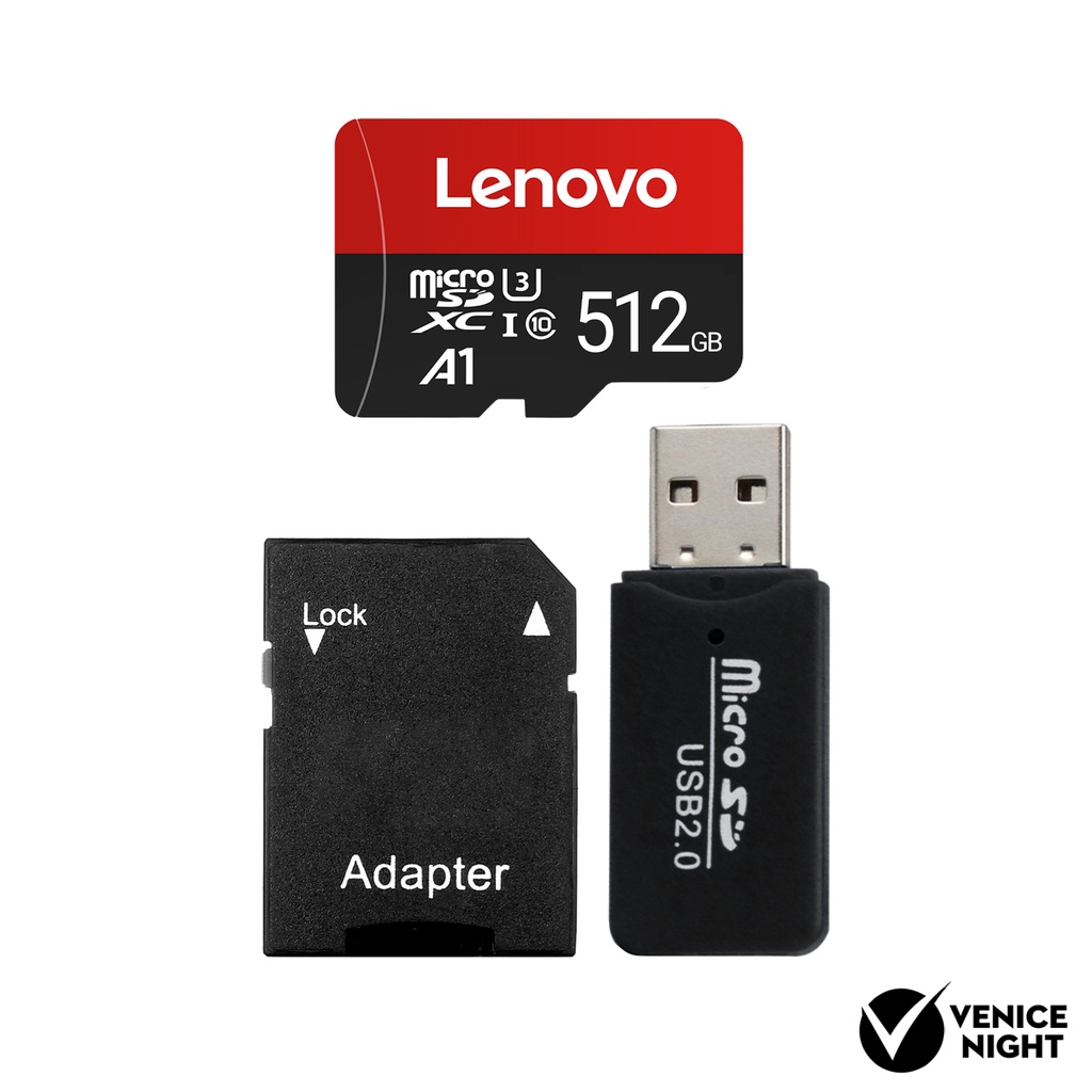 (SC) Lenovo Memory Card TF 512GB 1TB Ultra Tipis Anti Air / Magnetik Untuk Kamera