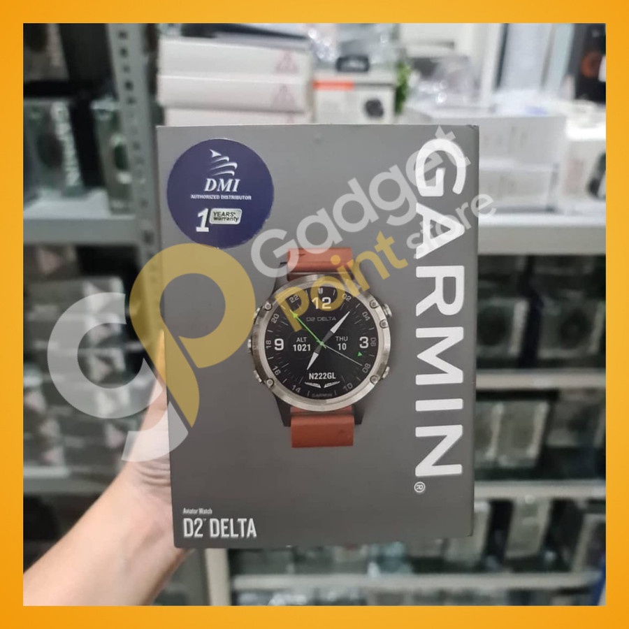 Garmin D2 Delta Sapphire with Brown Leather Band - Garansi DMI 2Th