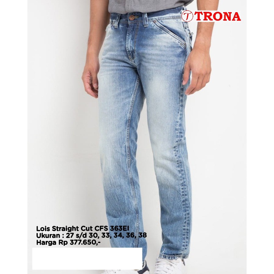 Celana Panjang Pria Straight Cut Lois CFS 363EI Shopee Celana Panjang Pria Straight Cut Lois CFS 363EI Shopee
