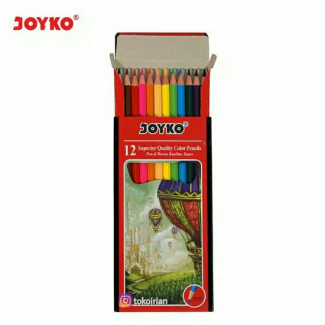 

JOYKO PENSIL WARNA 12 WARNA PANJANG