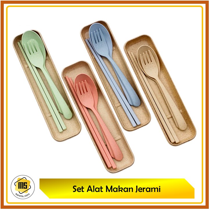 Set Alat Makan | Sendok Garpu Sumpit Set