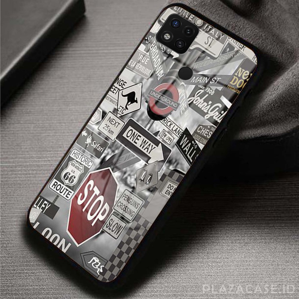 Softcase Glass Kaca [K64] for REDMI 9C RENO 4F V20 V20 SE A53 C17 RENO 4 REALME 7i Y30 Y50 A31 A73