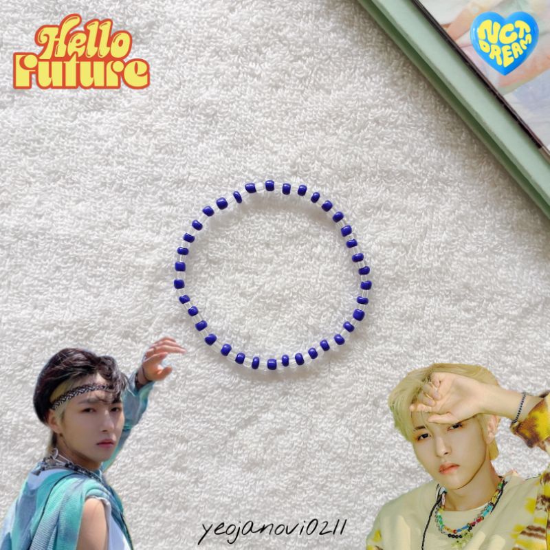 GELANG MANIK MOTE KPOP IDOL NCT DREAM RENJUN HELLO FUTURE / BRACELET BEADS KOREAN IDOL NCT DREAM REN