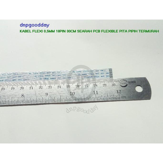 

Kabel Flexi 0,5Mm 18Pin 30Cm Searah Pcb Flexible Pita Pipih Termurah Dnpgood11 Berkualitas