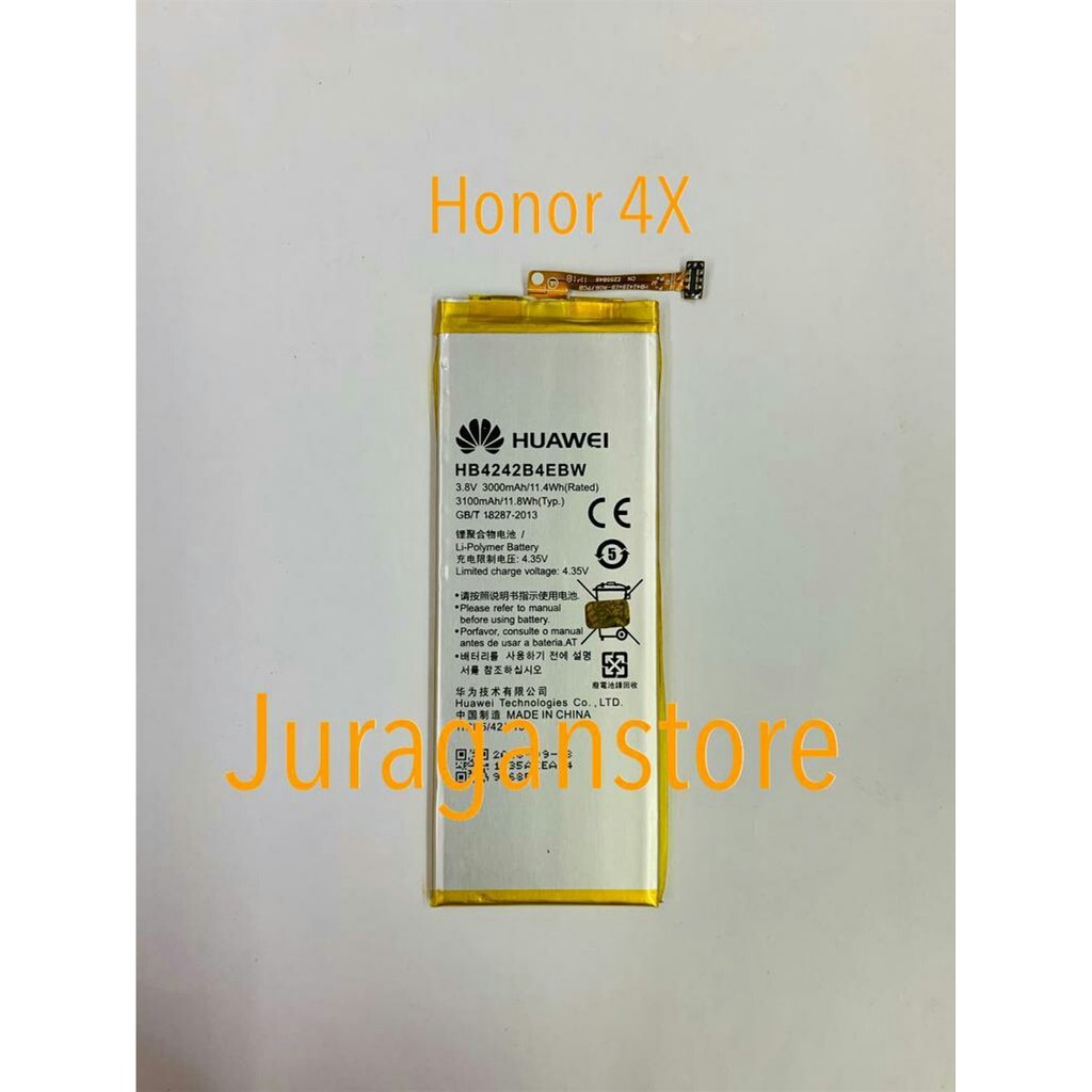 BATERAI BATRE HONOR 4X ORIGINAL