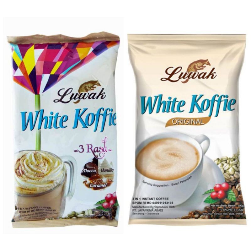 Luwak White Koffie All Varian 10 x 20 g