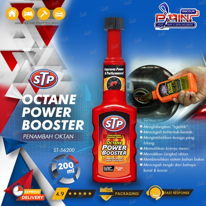 Jual STP Octane Power Booster Additive Oktan 200ml Campuran Bensin | Shopee Indonesia