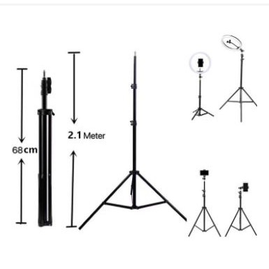 GoodCase - LIGHT STAND TRIPOD 2.1 METER/TRIPOD 2.1M FOR RINGLIGHT / TRIPOD STAND KAMERA