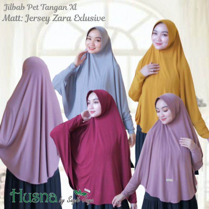 jilbab tangan jumbo ORI Husna