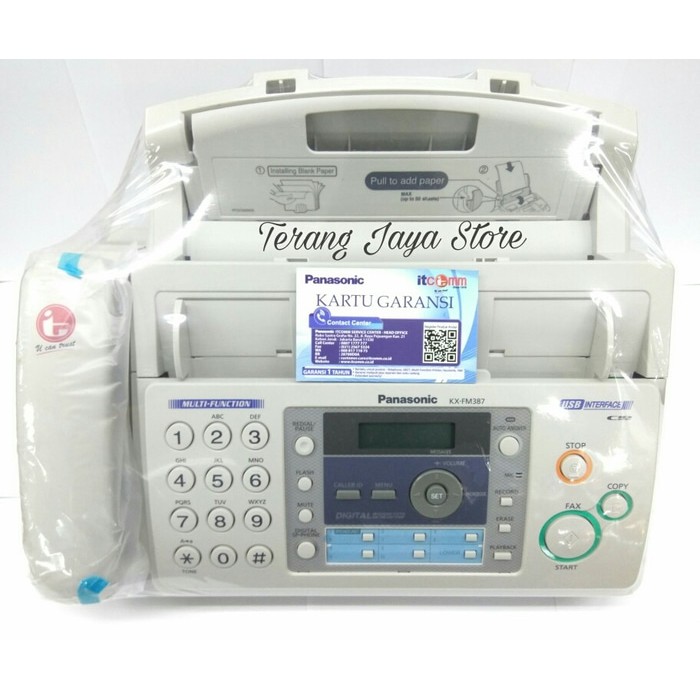 

Mesin Fax Panasonic KX-FM387 (Putih)