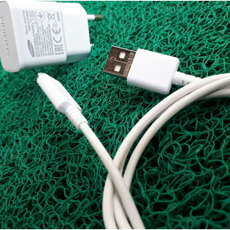 CHARGER ORIGINAL BAWAAN SAMSUNG A3 A5 A7 J6 J7 J8 1.55 MICRO USB