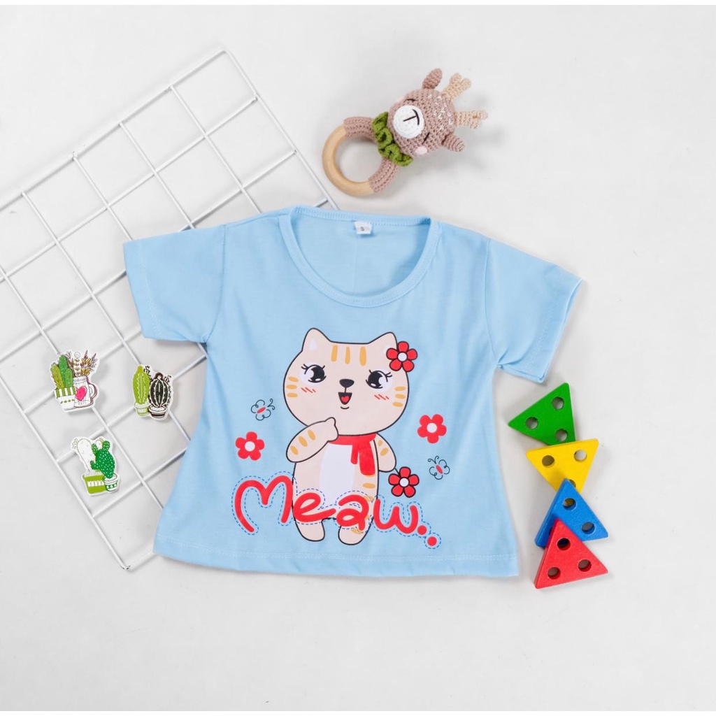 Owlet - Kaos anak perempuan / Atasan anak perempuan 1-5 tahun