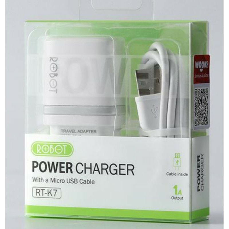 Charger Robot RT-K7 Kabel Data Mikro USB 5V ORIGINAL