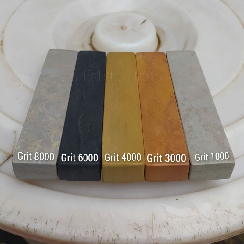 batu asah Taji ayam 1 set 5pcs Grit 1000,3000,4000,6000,8000