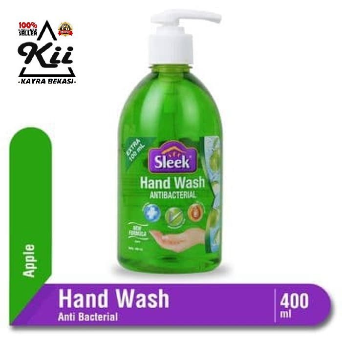 Sleek Hand Wash Botol Pump 500ml - Sleek Sabun Cuci Tangan Botol Pump