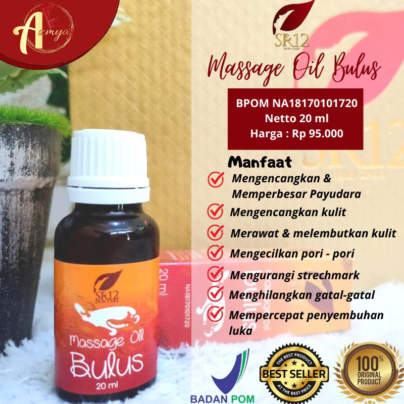 (FREE MASKER)*MINYAK BULUS SR12 AMPUH KENCANGKAN PAYUDARA,HILANGKAN KUTIL ,STRETCHMARK,PELUMAS, WANG