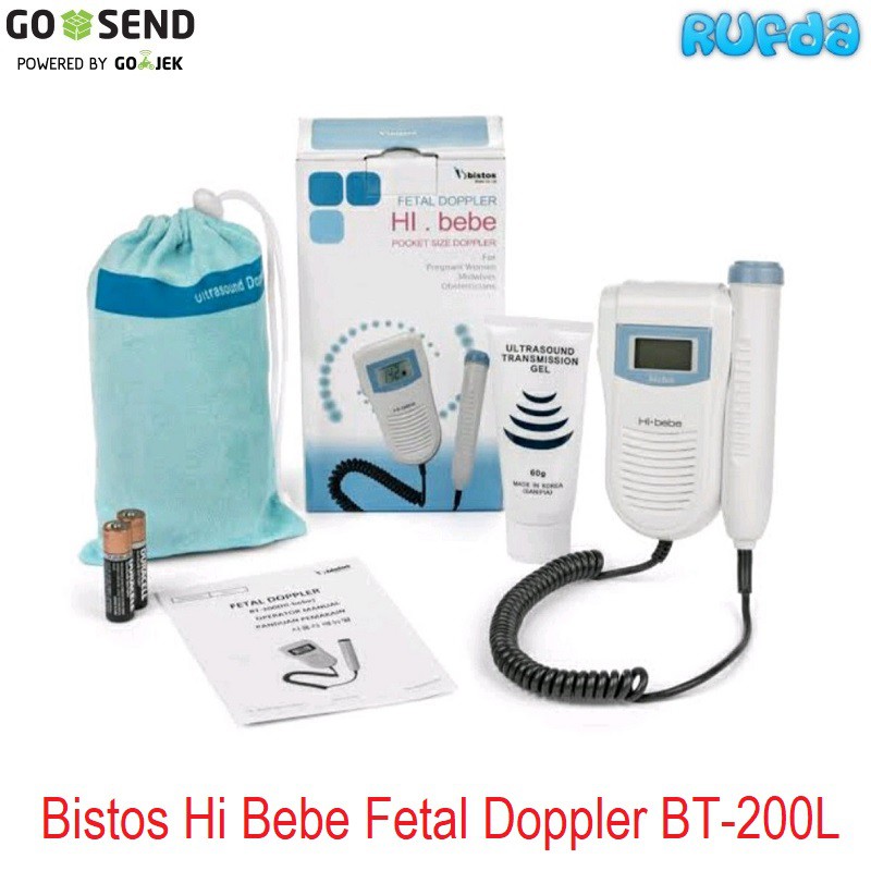 Bistos Hi Bebe Fetal Doppler BT-200L Alat Ukur Denyut Jantung Janin