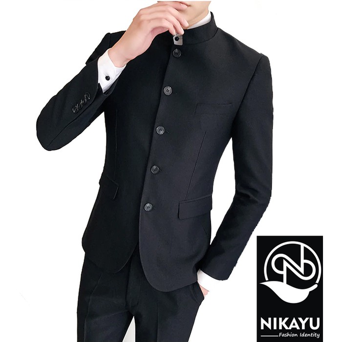 NEW PRODUCT - BLAZER PRIA KIYOSHI BLACK MODEL KOKO SLIMFIT BAHAN HIGH TWIST PREMIUM