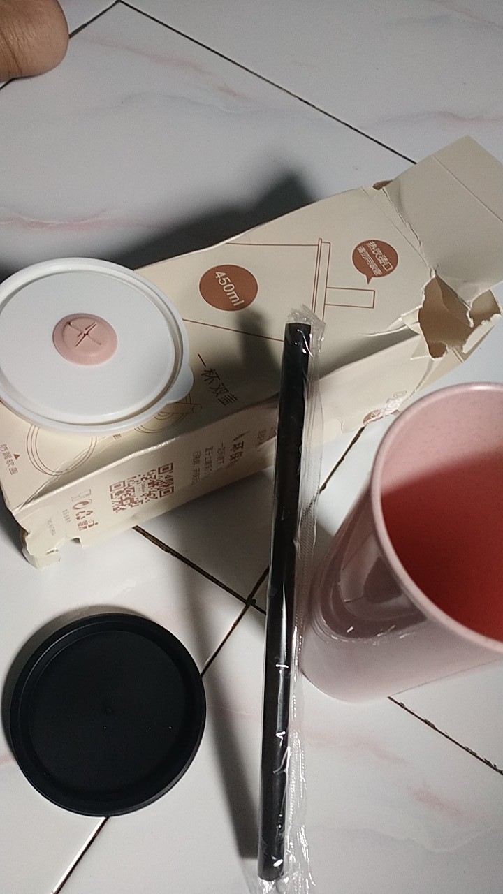 Botol Minum Jerami 2tutupan Pipet Sedotan / Botol Tumblr / Botol Minum Tumblr / Bottle Tumblr