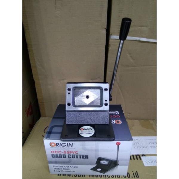 

Alat Mesin Plong ID Card / Mesin PVC Card Origin OCC-55 PVC