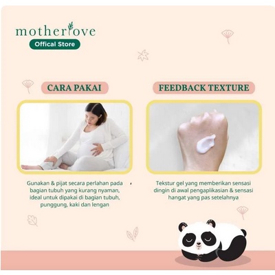 PERA662 MOTHERLOVE NURTURING COMFORT GEL PIJAT IBU HAMIL exp 8 2024