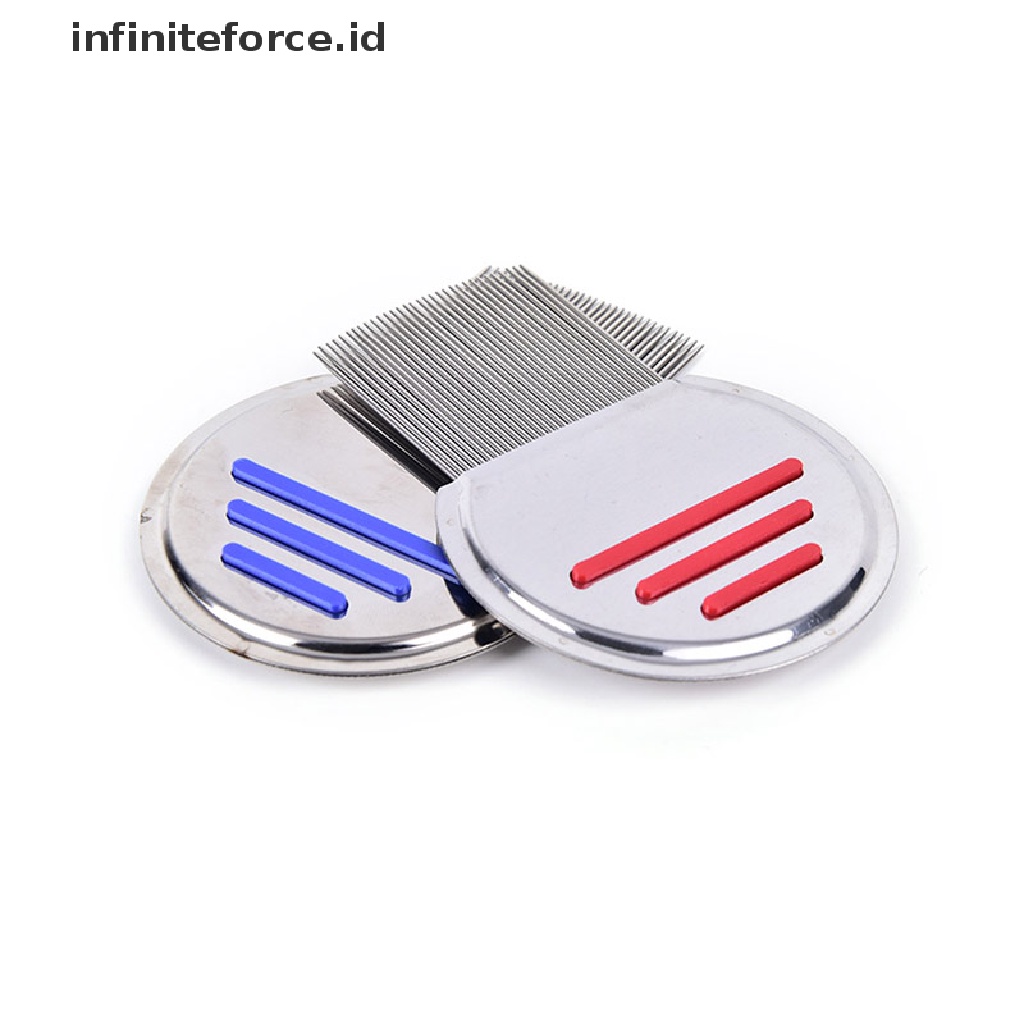 1pc Sisir Pembersih Kutu Bahan Stainless Steel