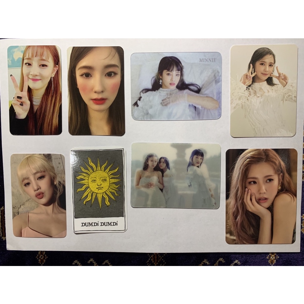 Photocard Poster G-idle - I Am, I Made, I trust, I burn
