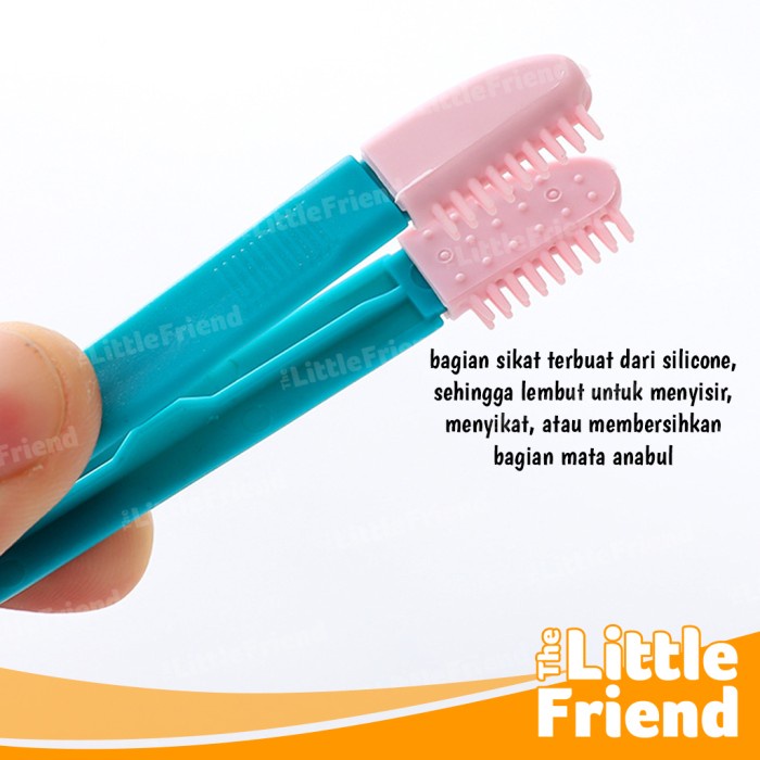 Sikat Sisir Pembersih Mata Anjing Kucing Pet Eye Cleaning Soft Brush