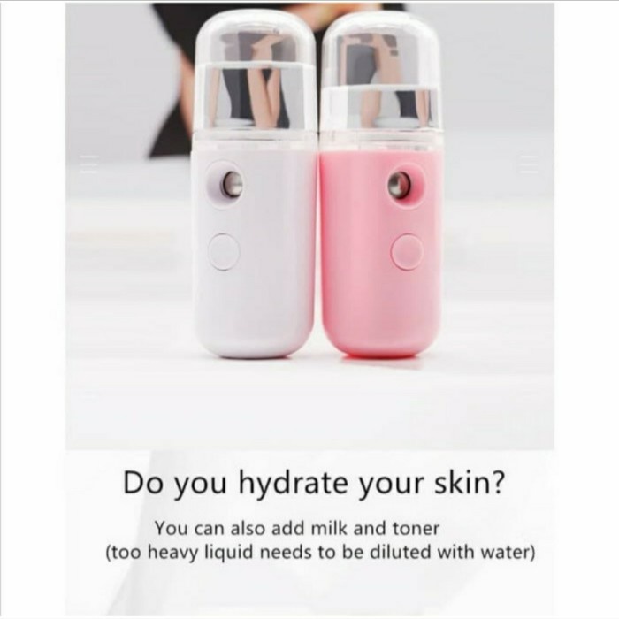 Nano Spray Wajah / Face Mist Sprayer Pelembab USB Humidifier 30ml - Semprotan Uap Spray Wajah / Sprayer Pelembab Wajah / Mini Facial Humidifier Nano Perawatan Wajah