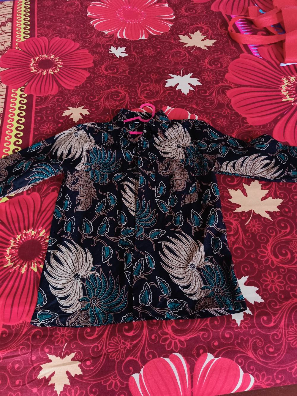 Fortglass Mix Kemeja Batik Lengan Panjang Formal Kasual Terbaru Termurah