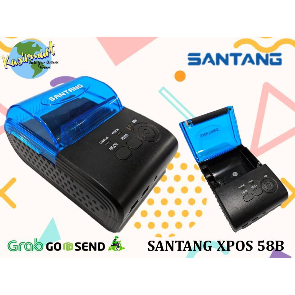 SANTANG XPOS 58B PRINTER THERMAL BLUETOOTH 58MM KASIR SANTANG XPOS-58B