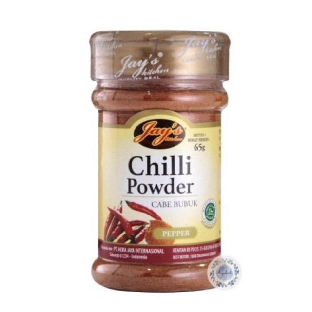 

Jay's Kitchen Chilli Powder / Cabe Bubuk 65gr